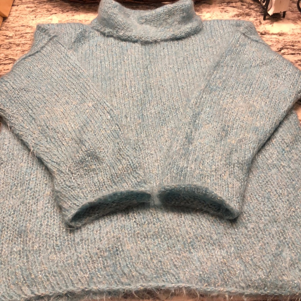 Carole Little mohair sparkle sweater